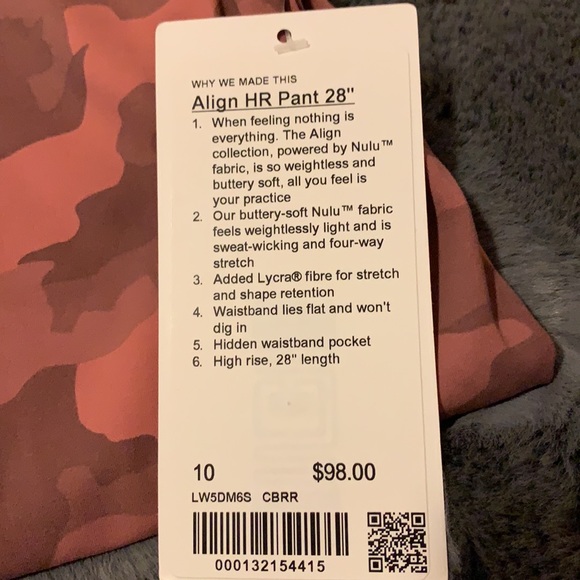 Lululemon Align hr pant 28 - Picture 7 of 7